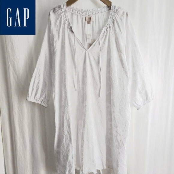 GAP - LOVE Loungewear Embroidery Dress - Picture 1 of 14